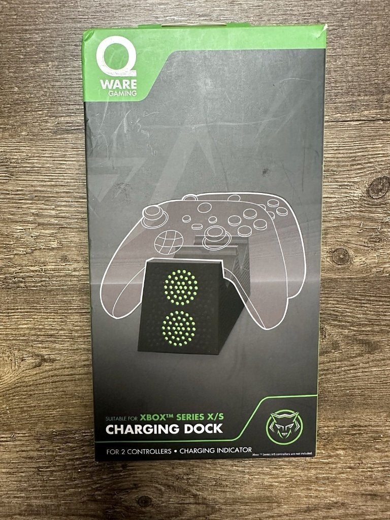 Qware oplaadstation Xbox Series X|S + 2 accu's, Ophalen of Verzenden, Zo goed als nieuw, Voeding of Kabel, Xbox Series X