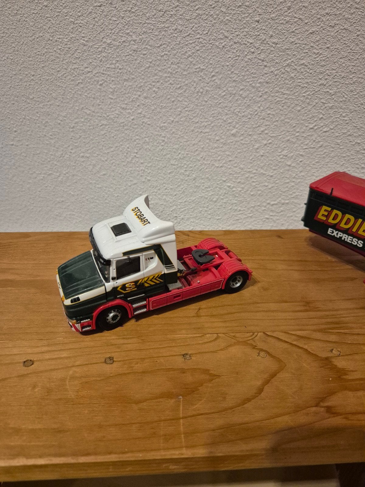 Scania 144L torpedo met kieper.  Eddie Strobart, Ophalen of Verzenden, Zo goed als nieuw, Bus of Vrachtwagen, Corgi