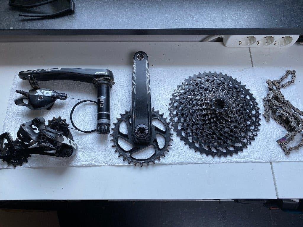 Sram X01 / GX Eagle 12speed groepset, Fietsen en Brommers, Fietsonderdelen, Ophalen, Gebruikt, Fatbike, SRAM