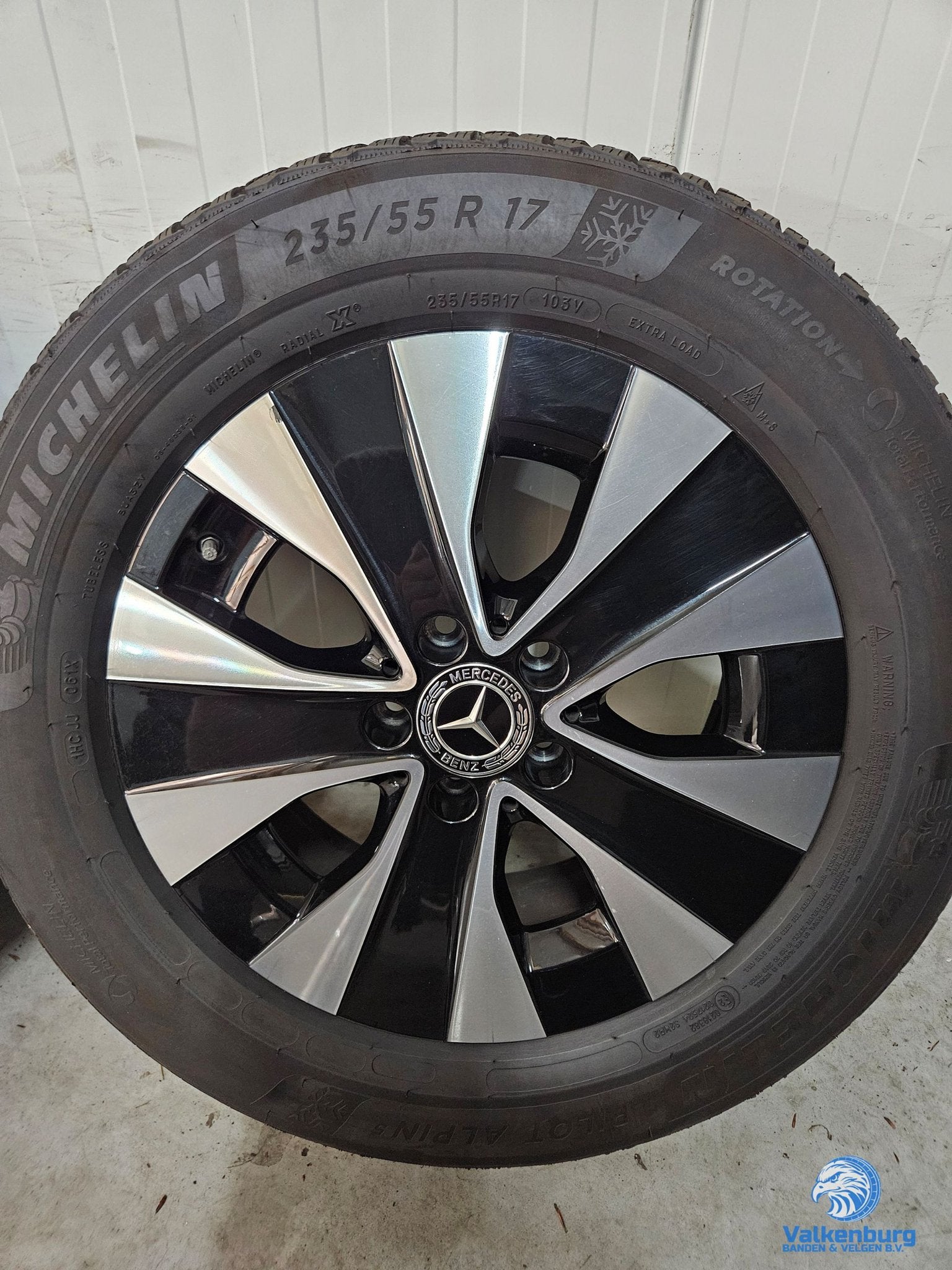 7-8mm! Originele Mercedes Vito V-klasse W447 EQV TPMS 17 inc, -, -, Banden en Velgen, 17 inch