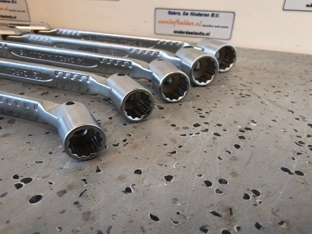 Ampro kniesleutelset 5- delig, 10 tm19mm, Nieuw, Ophalen of Verzenden, /, Ampro