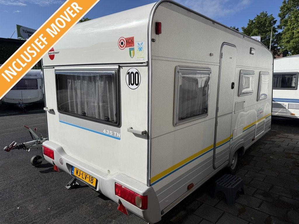 Bürstner FUN SPORTIV 435 TN RONDZIT-GEWONE ZIT MOVER TENT, Caravans en Kamperen, Caravans, Overige typen, Standaardzit, Bedrijf