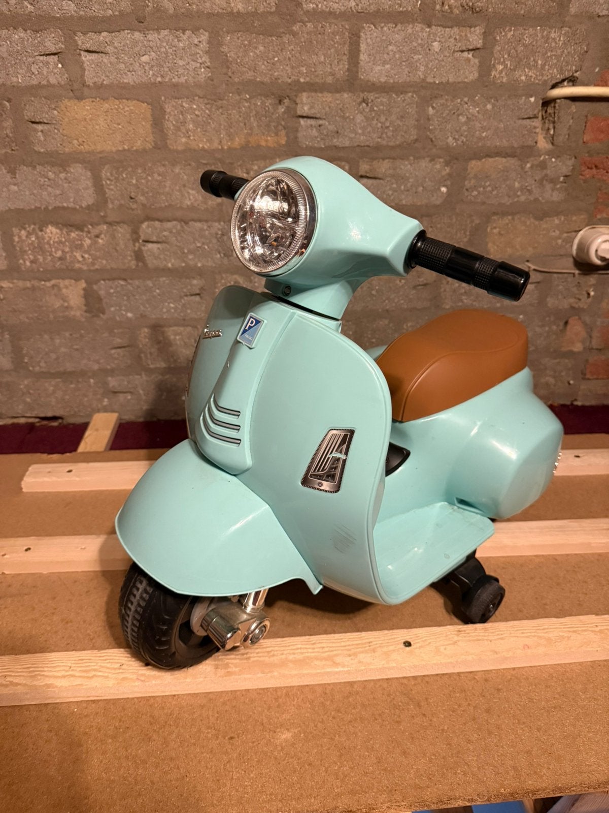 Vespa kinderscooter, Gebruikt