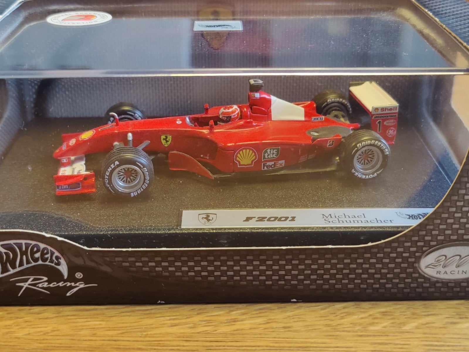 Hot Wheels Ferrari F2001 Michael Schumacher, Hobby en Vrije tijd, Modelauto's | Overige schalen, Ophalen of Verzenden, Nieuw