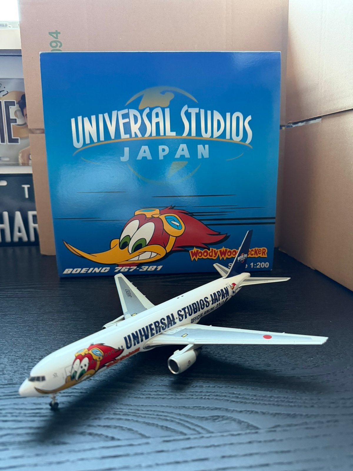 ANA All Nippon Boeing 767-300 Woody jet, Ophalen of Verzenden, Zo goed als nieuw, Schaalmodel