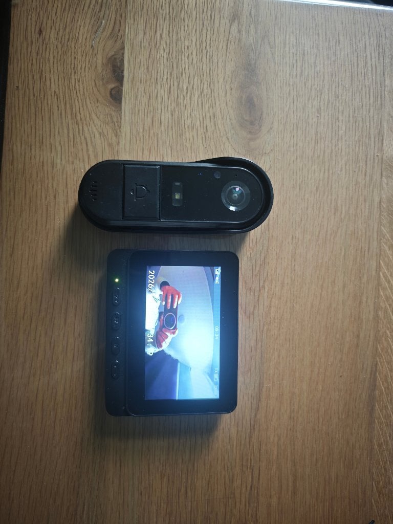 usb-c Draadloze deurbel met camera, Ophalen of Verzenden, Ingebouwde camera, Zo goed als nieuw, Draadloos