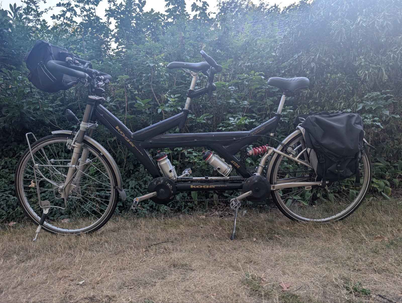 Koga Twintraveller tandem goede staat, Fietsen en Brommers, Fietsen | Tandems, Gebruikt, Vering, Velgrem, 55 cm of meer