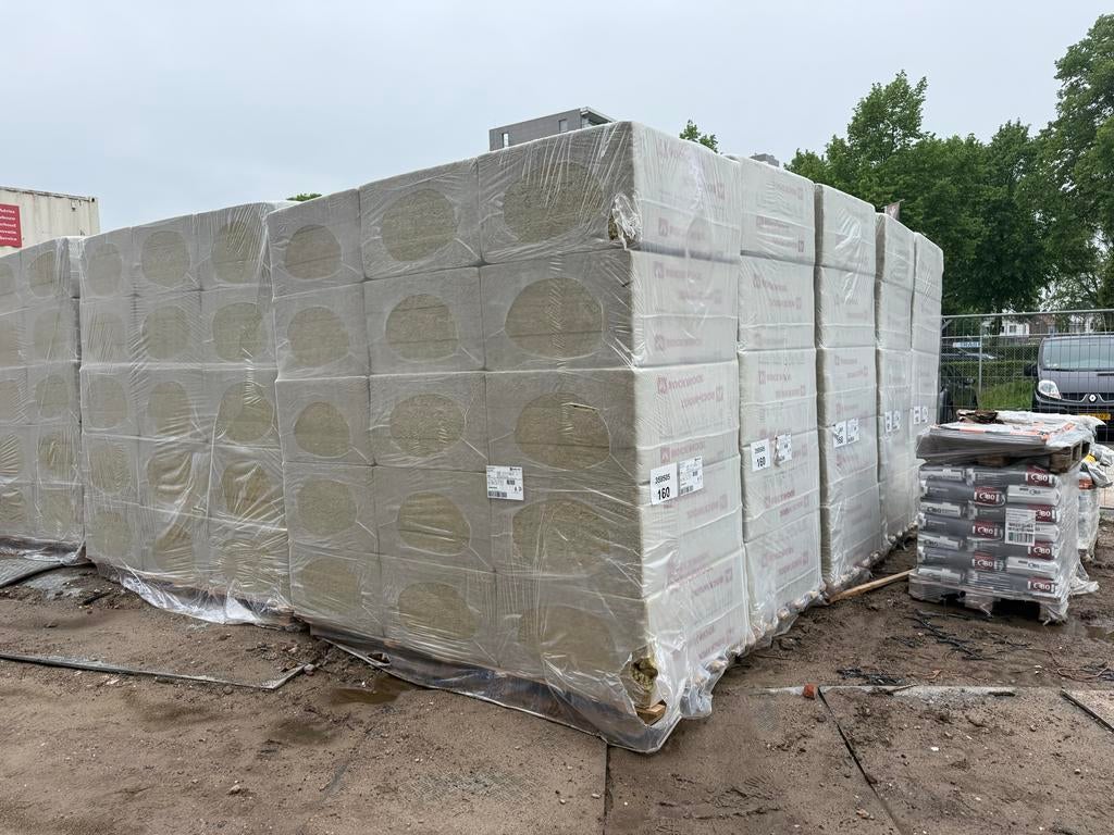 Partij Rockwool Rockfit duo 160mm, Ophalen, 12 cm of meer, Nieuw, Steenwol