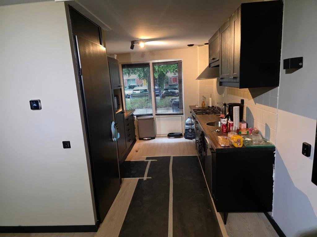 Complete Keuken met Miele, Liebherr & Smeg!, Ophalen, Gebruikt, Zwart, Dubbelwandige keuken