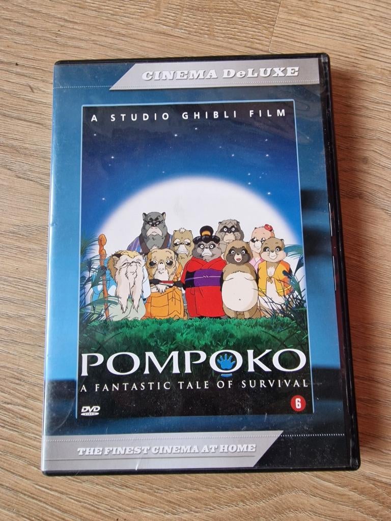 Pom Poko - Studio Ghibli Film (DVD), Cd's en Dvd's, Dvd's | Tekenfilms en Animatie, Gebruikt, Anime (Japans), Tekenfilm, Vanaf 6 jaar