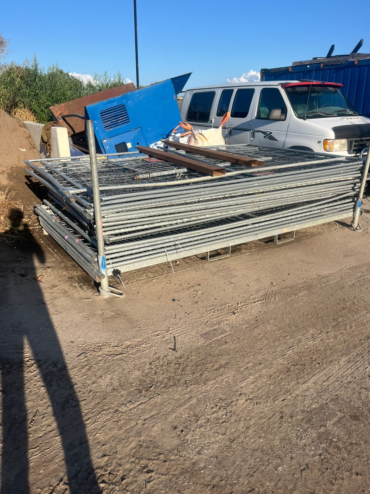 18 st bouwhek compleet met bok, Ophalen, Zo goed als nieuw, Overige materialen, Overige typen