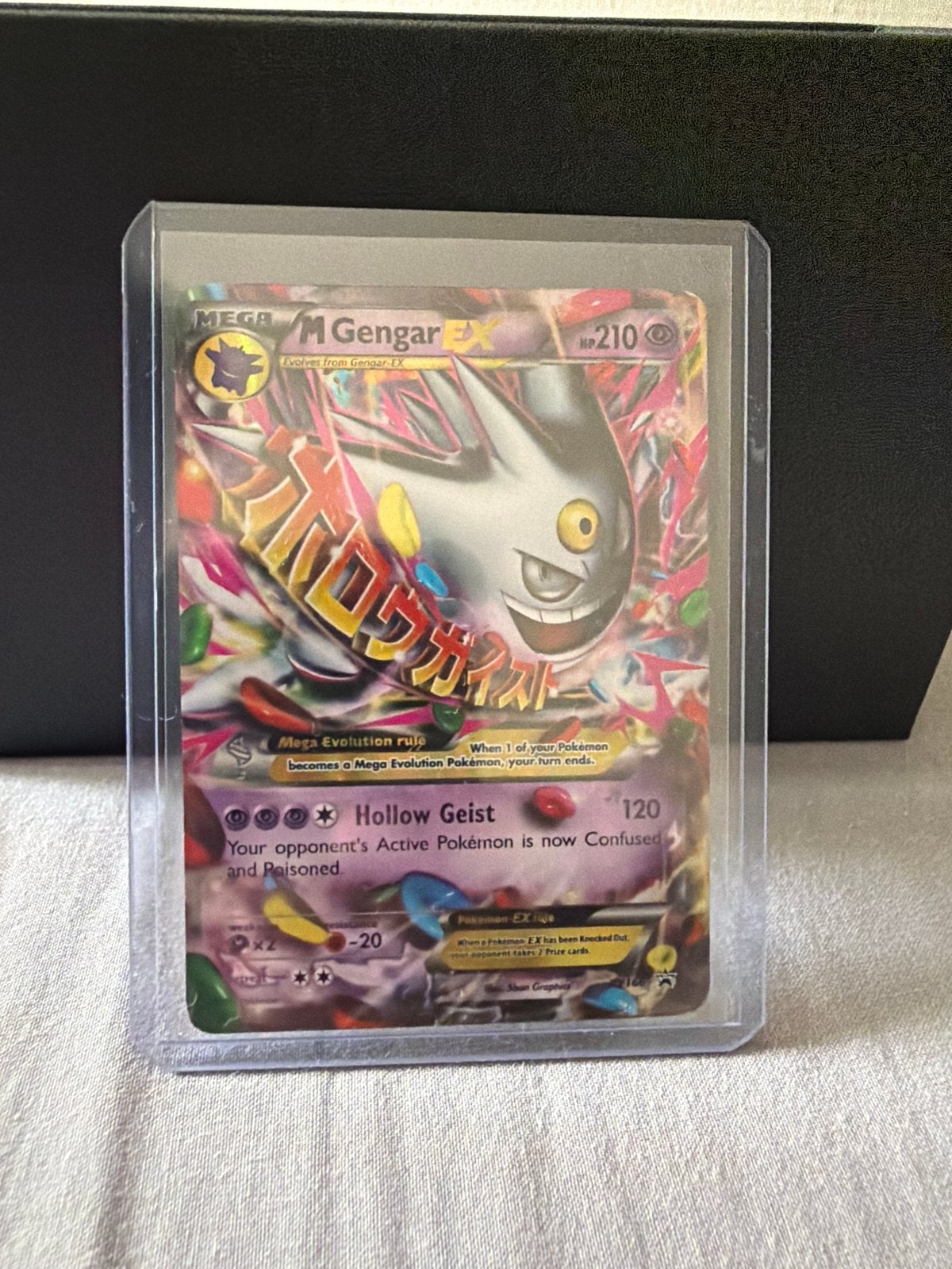 Mega Gengar EX kaart XY166, Ophalen of Verzenden, Zo goed als nieuw, Losse kaart