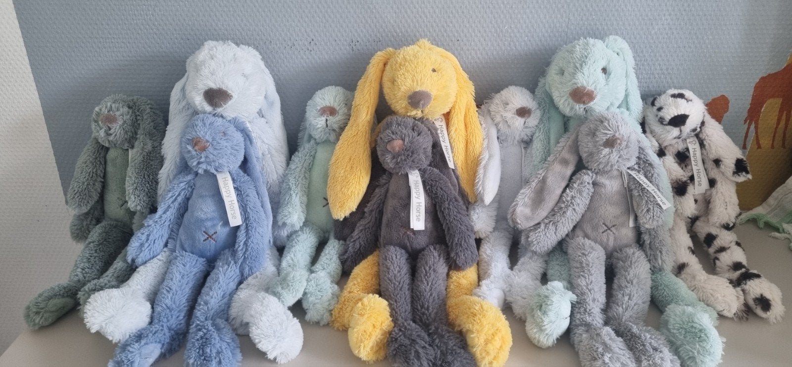 Happy Horse Konijn Knuffel - Diverse Kleuren en Maten, Happy Horse, Ophalen of Verzenden, Met label, Middelgroot (20 tot 80 cm)