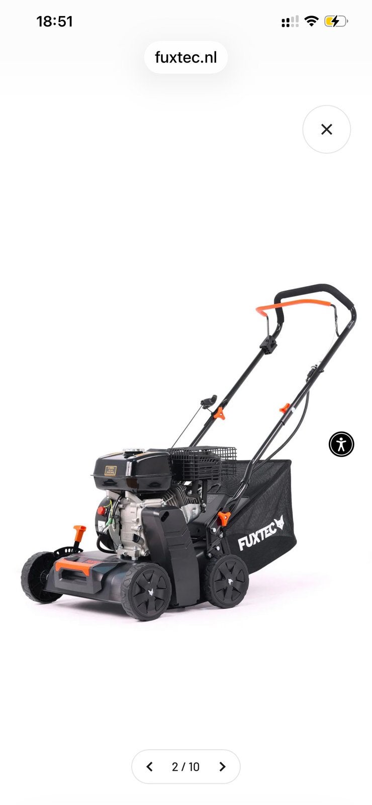 Fuxtec verticuteermachine, Ophalen, Nieuw, Elektrisch