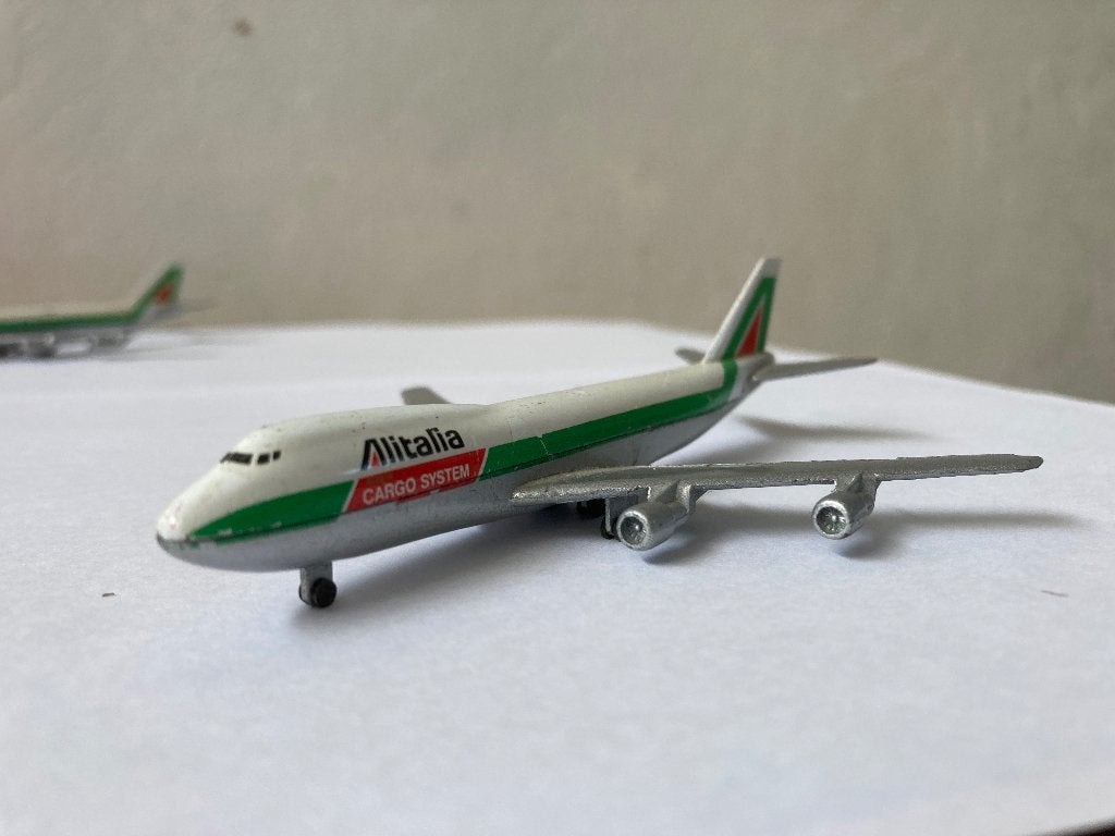 Schabak 901 Boeing 747 schaalmodel uitvoering Alitalia Cargo, Ophalen of Verzenden, Gebruikt, Schaalmodel