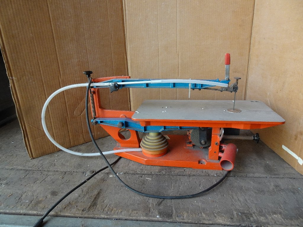 Hegner Multticut 2 S figuurzaagmachine, Ophalen, 70 mm of meer, Hegner, Zo goed als nieuw