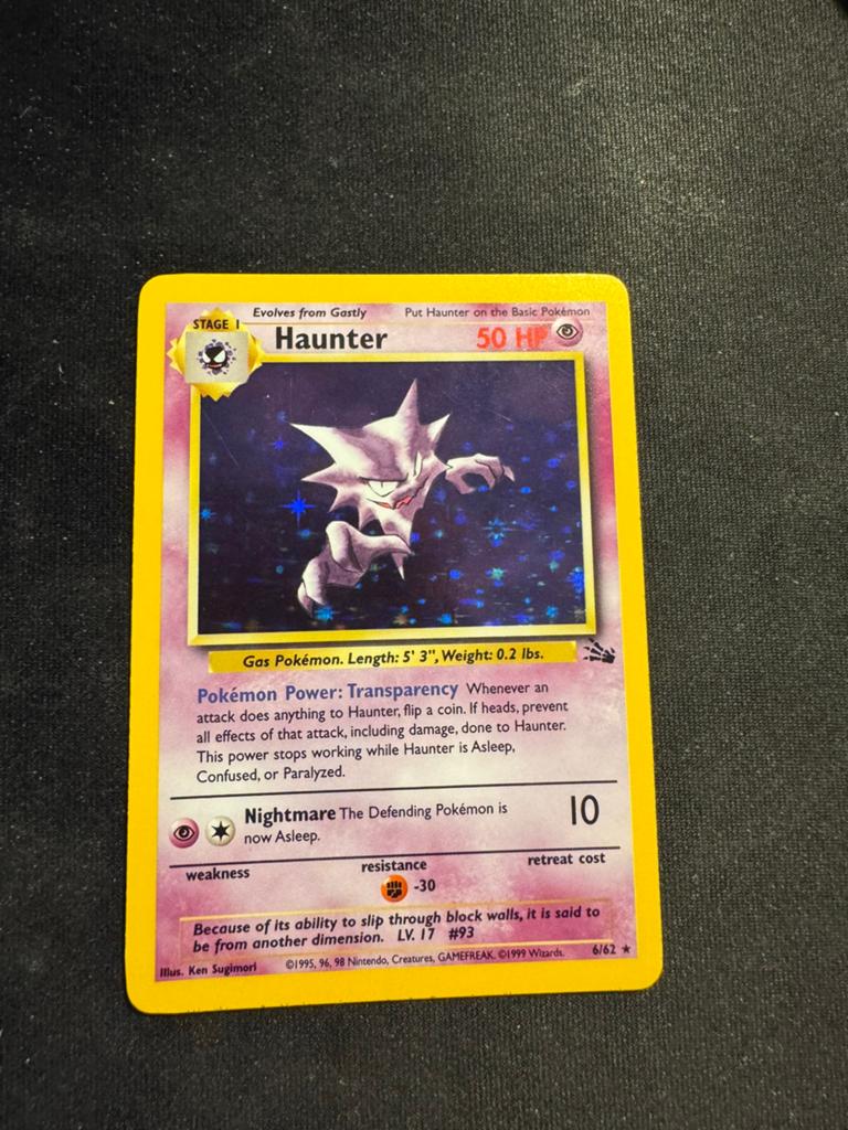 Haunter 6/62 fossil, Hobby en Vrije tijd, Verzamelkaartspellen | Pokémon, Ophalen of Verzenden, Zo goed als nieuw