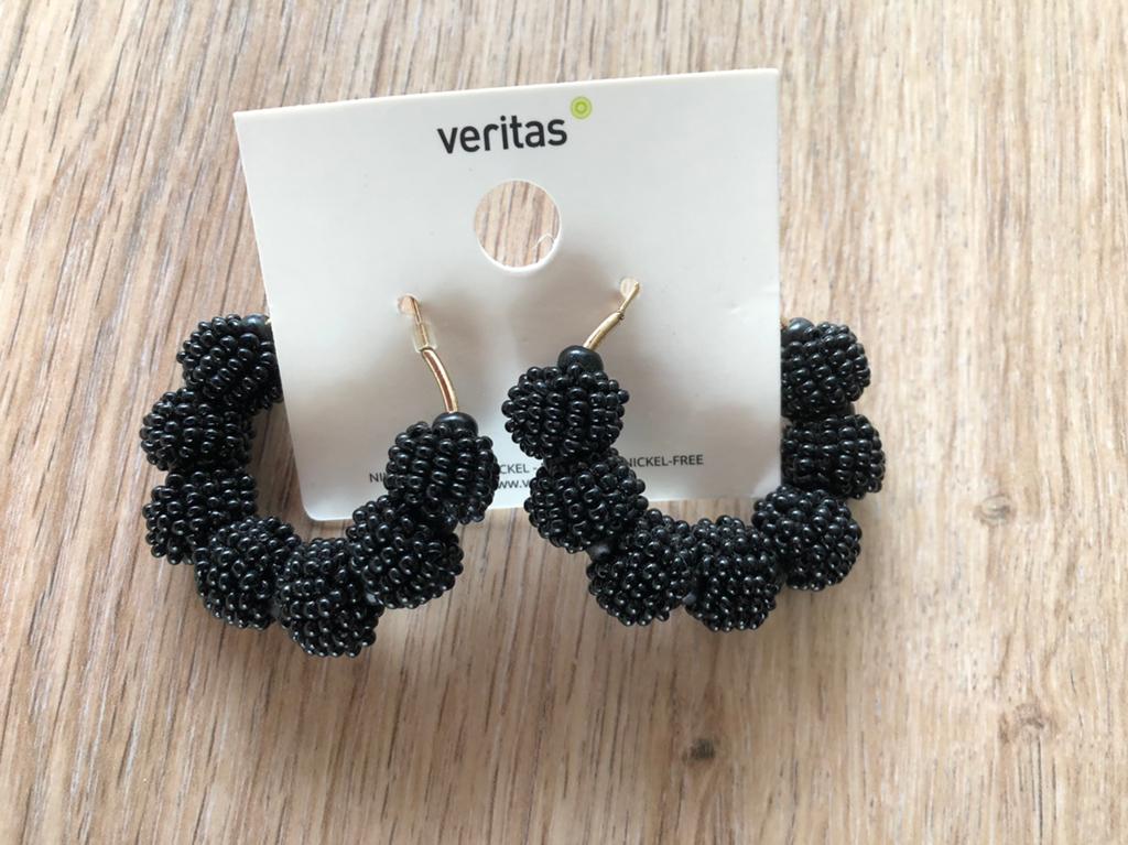 Blikvangers, Sieraden, Tassen en Uiterlijk, Oorbellen, Overige materialen, Verzenden, Zwart, Nieuw