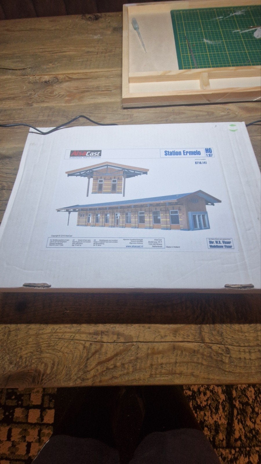 Station Ermelo HO modelbouwkit - Nieuw in doos, Hobby en Vrije tijd, Modeltreinen | H0, Overige merken, Gelijkstroom of Wisselstroom