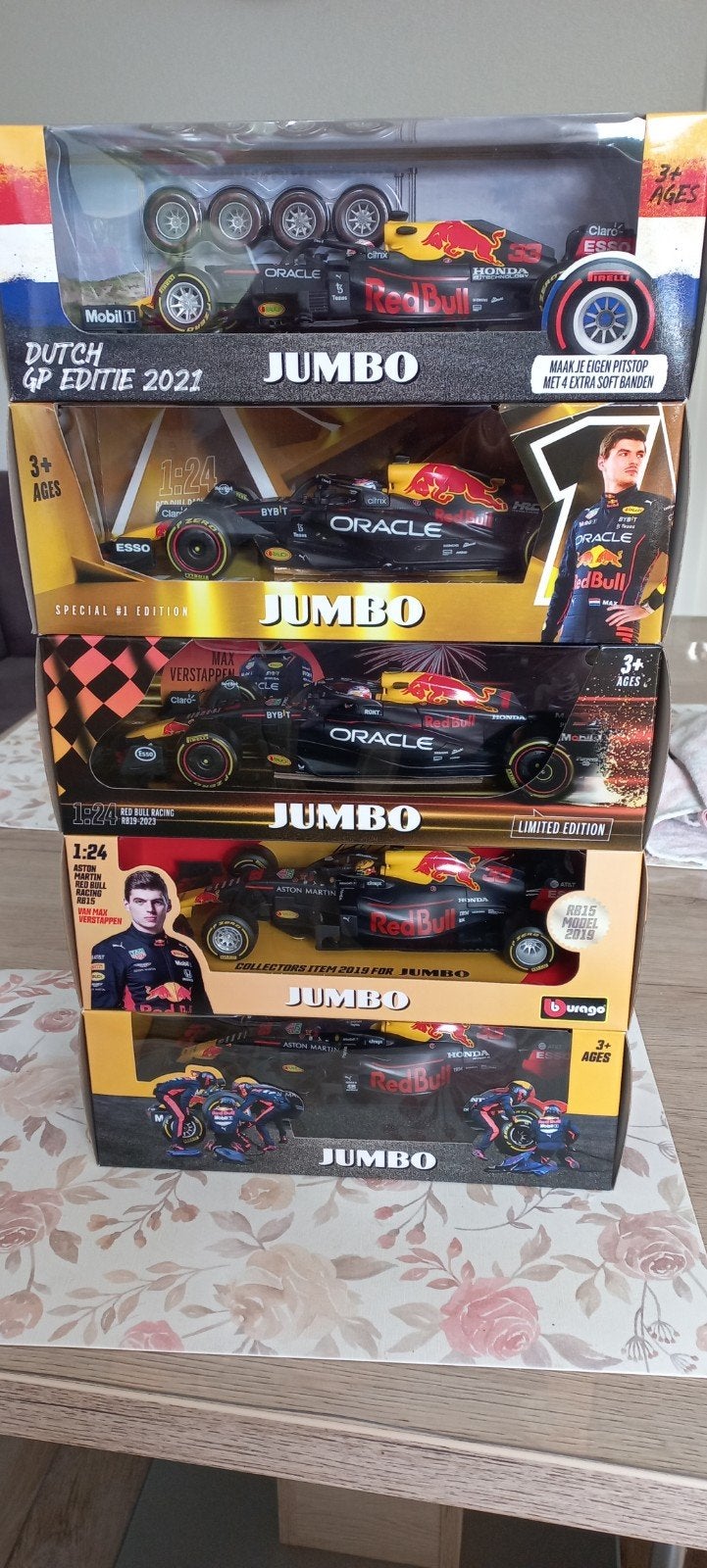 Max Verstappen Red Bull Racing F1 Modelauto's (Jumbo), Hobby en Vrije tijd, Modelauto's | Overige schalen, Ophalen of Verzenden