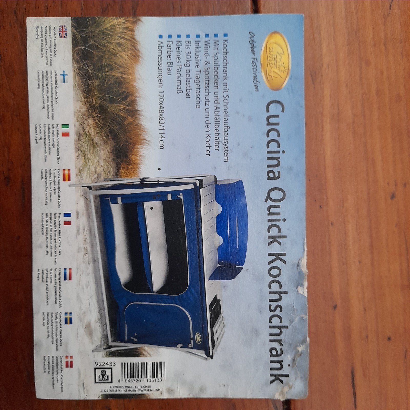 Praktisch Cuccina Quick Kochschrank Keukenblokje, Caravans en Kamperen, Kampeeraccessoires, Ophalen of Verzenden, Gebruikt