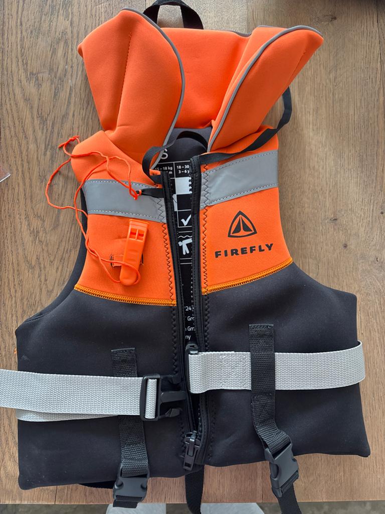 Zwemvest S Firefly 3-6 jaar 18-30kg, Ophalen of Verzenden, Gebruikt, Kind, Reddingsvest of Zwemvest