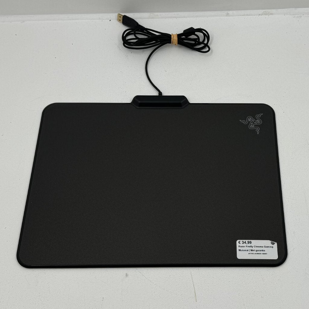 Razer Firefly Chroma Gaming Muismat | Met garantie, Dordrecht@usedproducts.nl, Toulonselaan 72, Ophalen of Verzenden, Zo goed als nieuw
