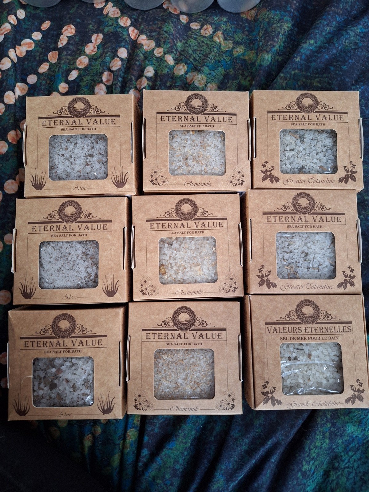 Partij Eternal Value natuurlijk badzout (9 stuks), Ophalen of Verzenden, Nieuw, Bad & Douche