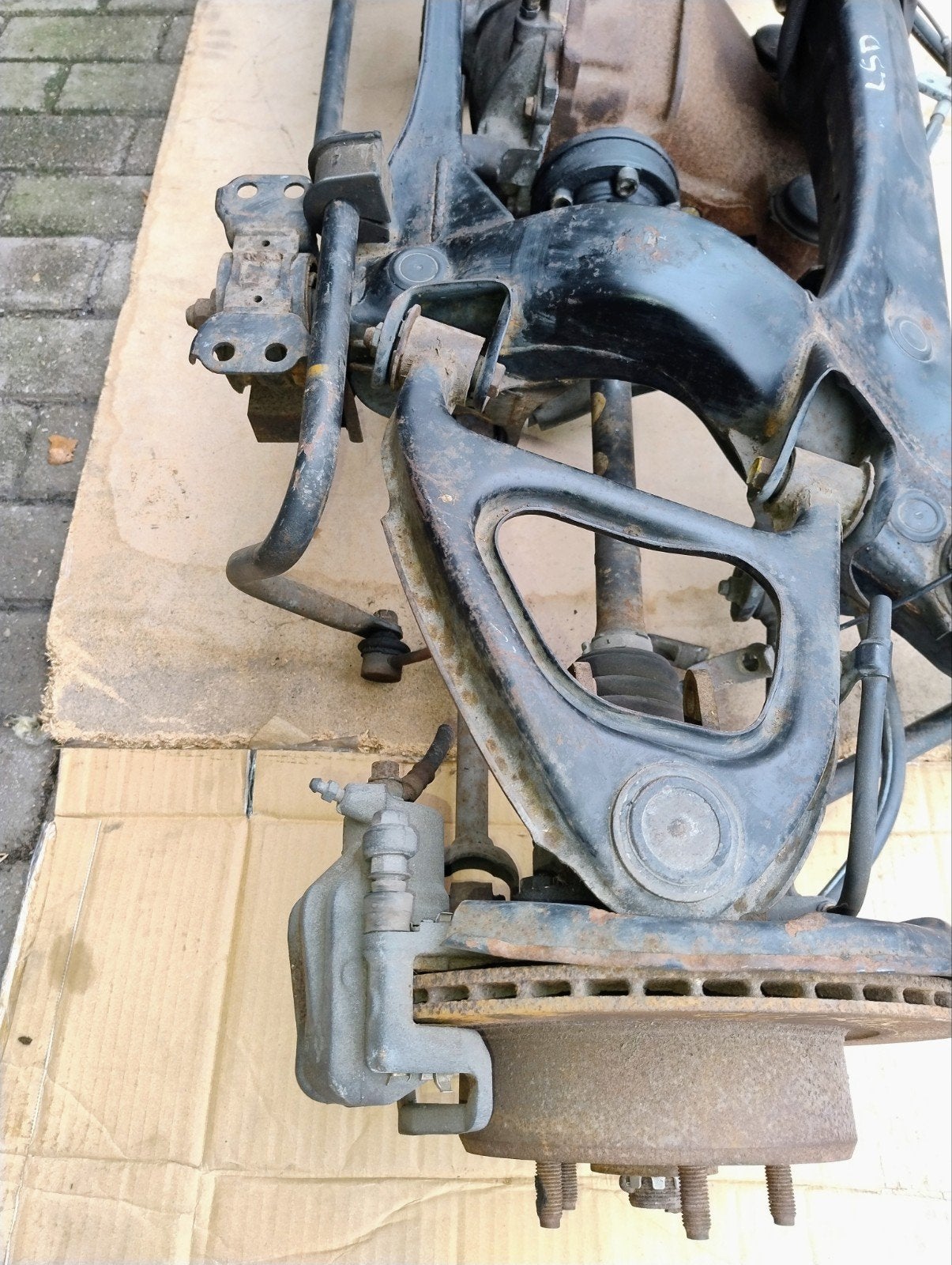Chaser JZX100 1JZGTE vvti rearaxleset, Ophalen, Gebruikt, Toyota