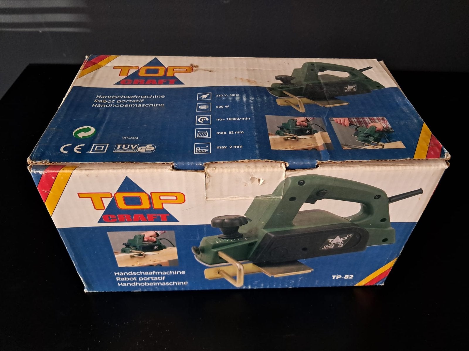 Top Craft Handschaafmachine TP-82 - 600W, Ophalen of Verzenden, Zo goed als nieuw