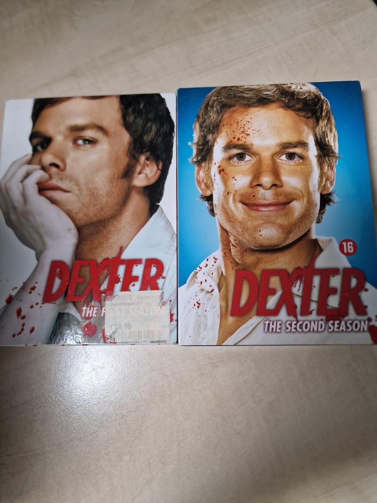 Dexter Seizoen 1 & 2 DVD Boxset, Gebruikt, Vanaf 16 jaar, Boxset, Ophalen of Verzenden
