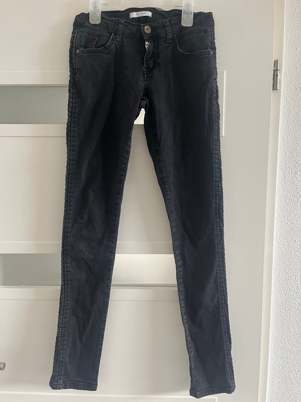 Nik&Nik spijkerbroek maat 164, Kinderen en Baby's, Kinderkleding | Maat 164, Ophalen of Verzenden, Zo goed als nieuw, Meisje, Broek