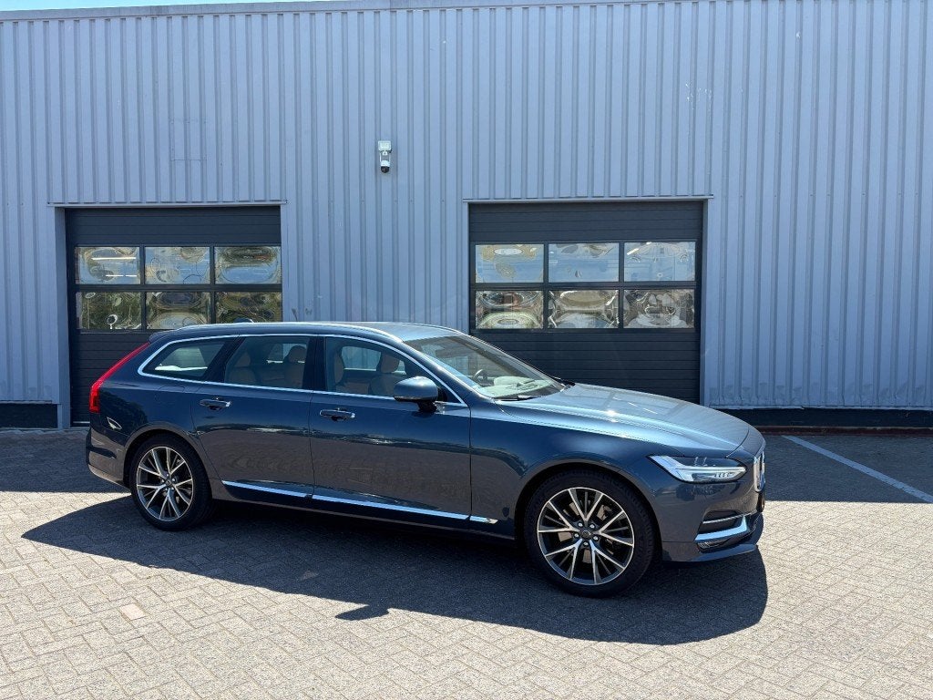 Volvo V90 2.0 T5 Inscription B&W audio I Massage I All-in pr, 15 km/l, Euro 6, 4 cilinders, Blauw