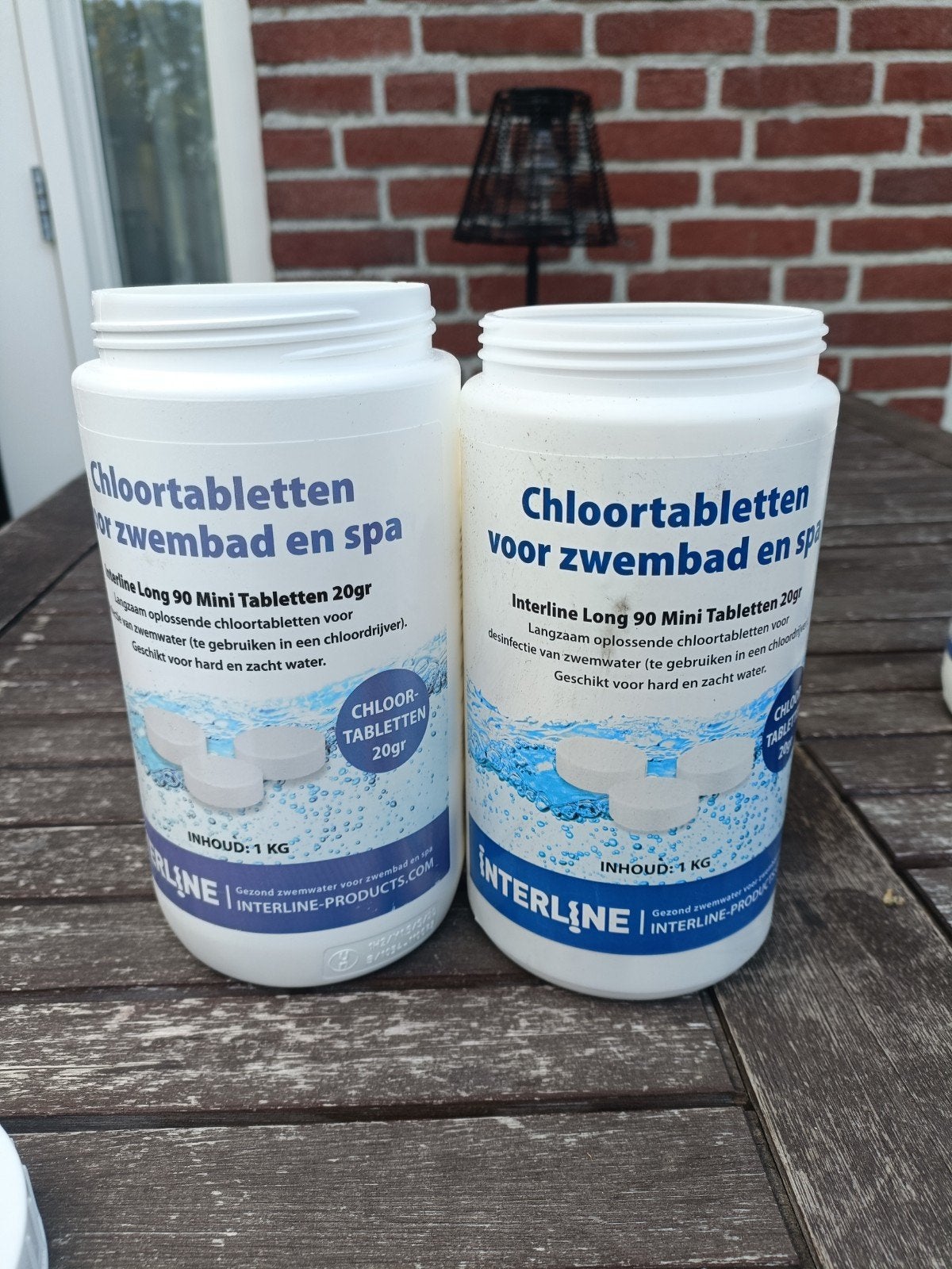 Interline Chloortabletten 20gr voor zwembad en spa, Tuin en Terras, Ophalen of Verzenden, Nieuw, Reinigingsmiddel