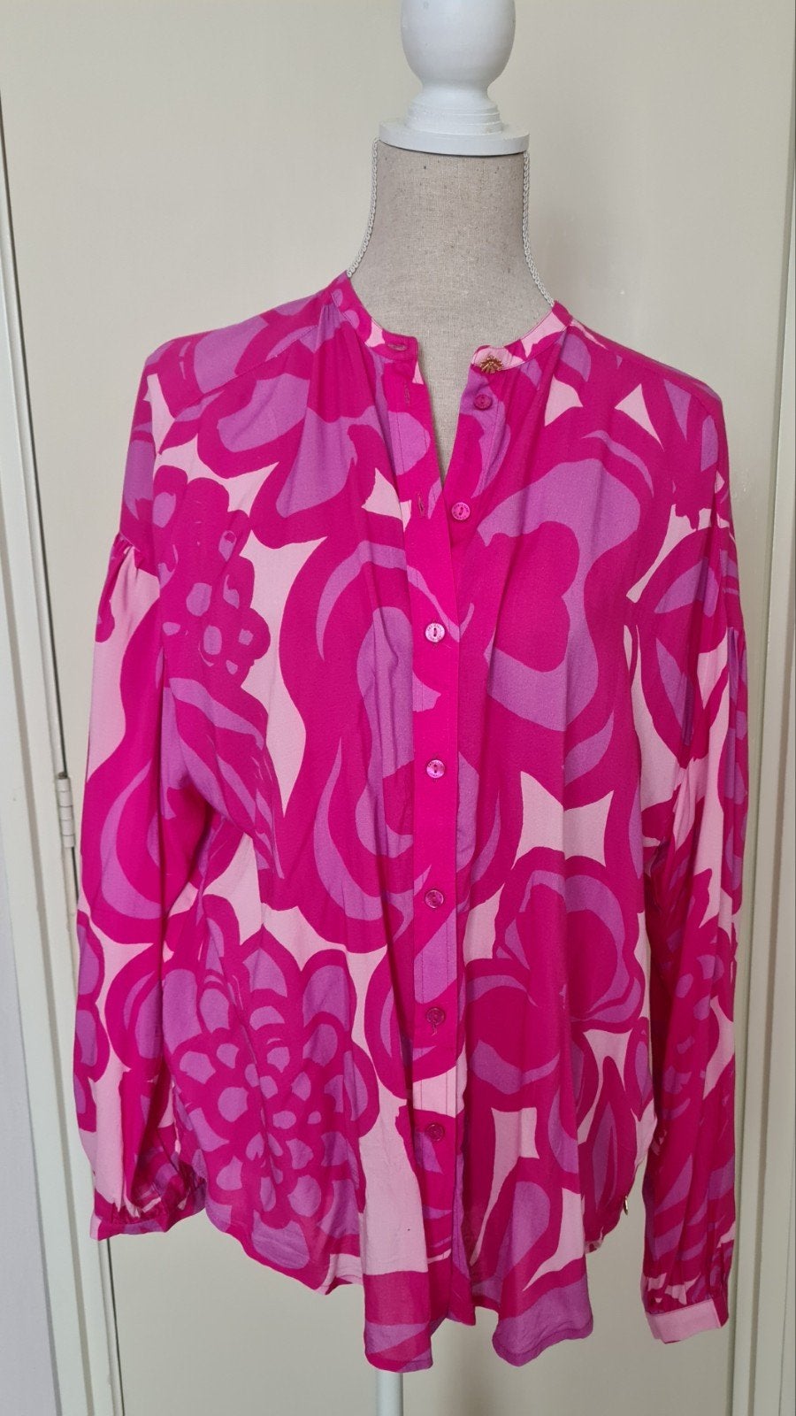 Fabienne Chapot blouse maat 36 maar ruim vallend, Ophalen of Verzenden, Zo goed als nieuw, Fabienne Chapot, Roze