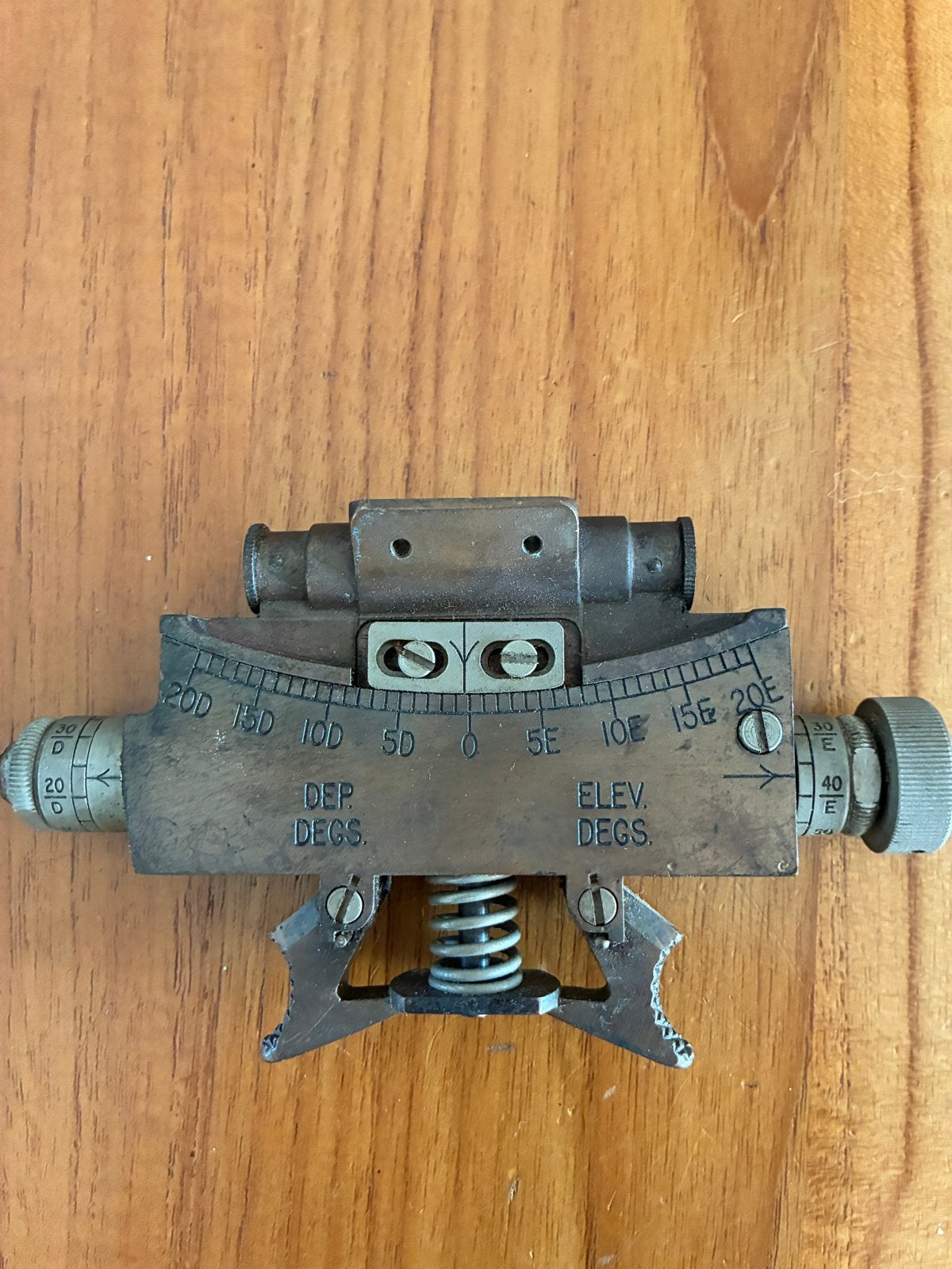 Vintage Clinometer, Sight, C. Mk. IV - R.E.L. Canada 1944, Verzamelen, Ophalen of Verzenden
