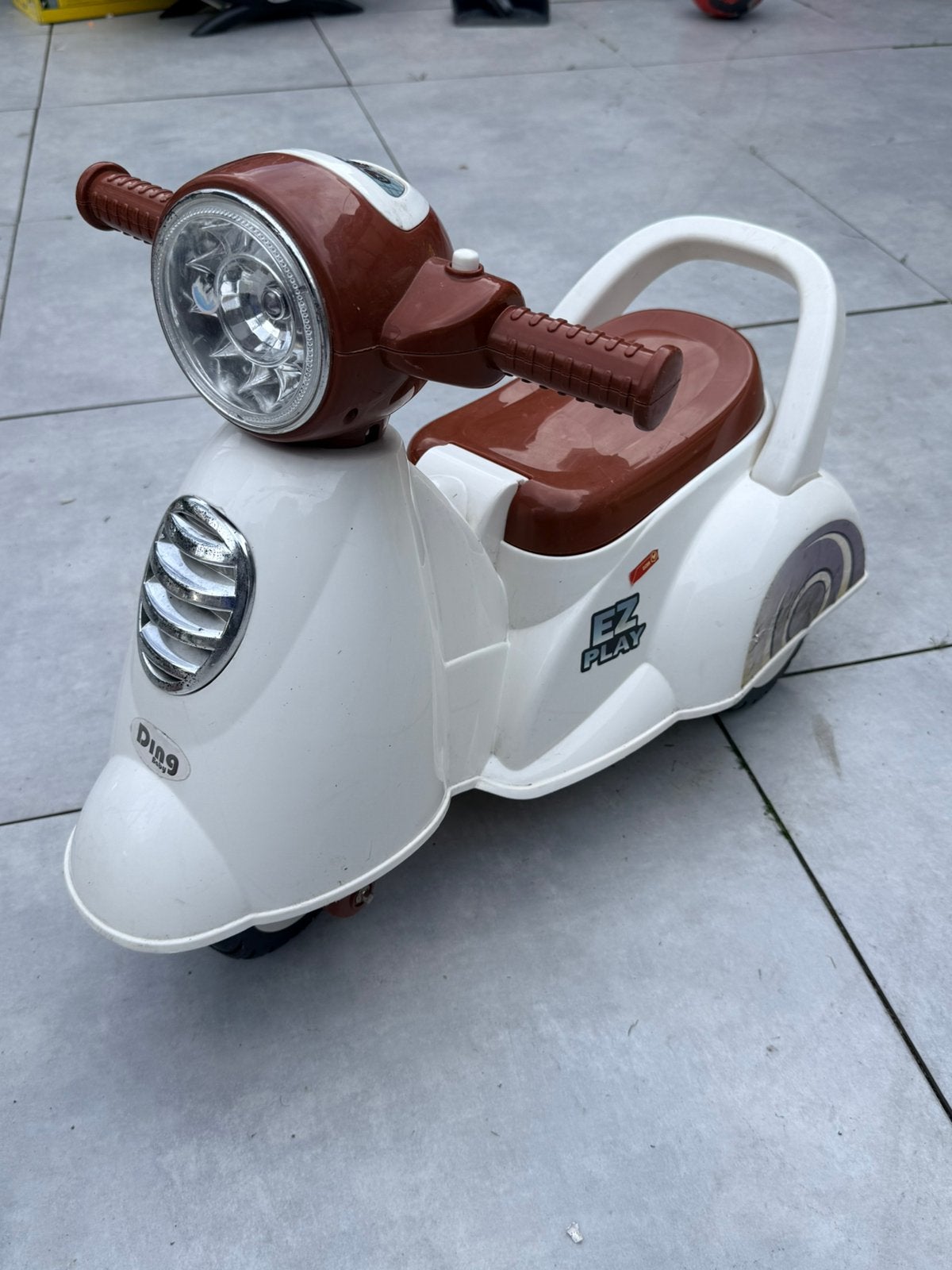 Loopscooter, Ophalen, Gebruikt