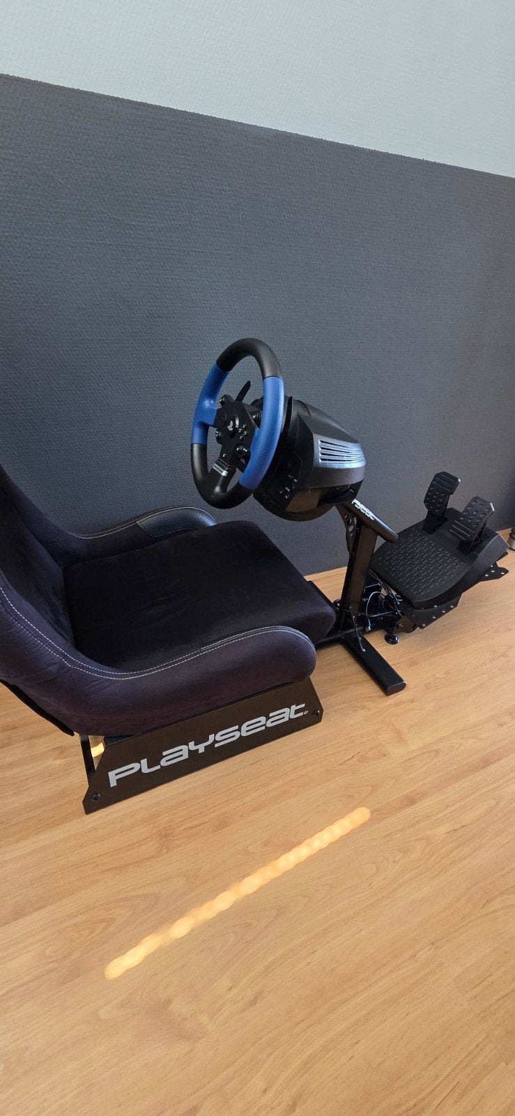Playseat Evolution Alcantara + Thrustmaster T150 RS, Ophalen, Overige merken, Gebruikt