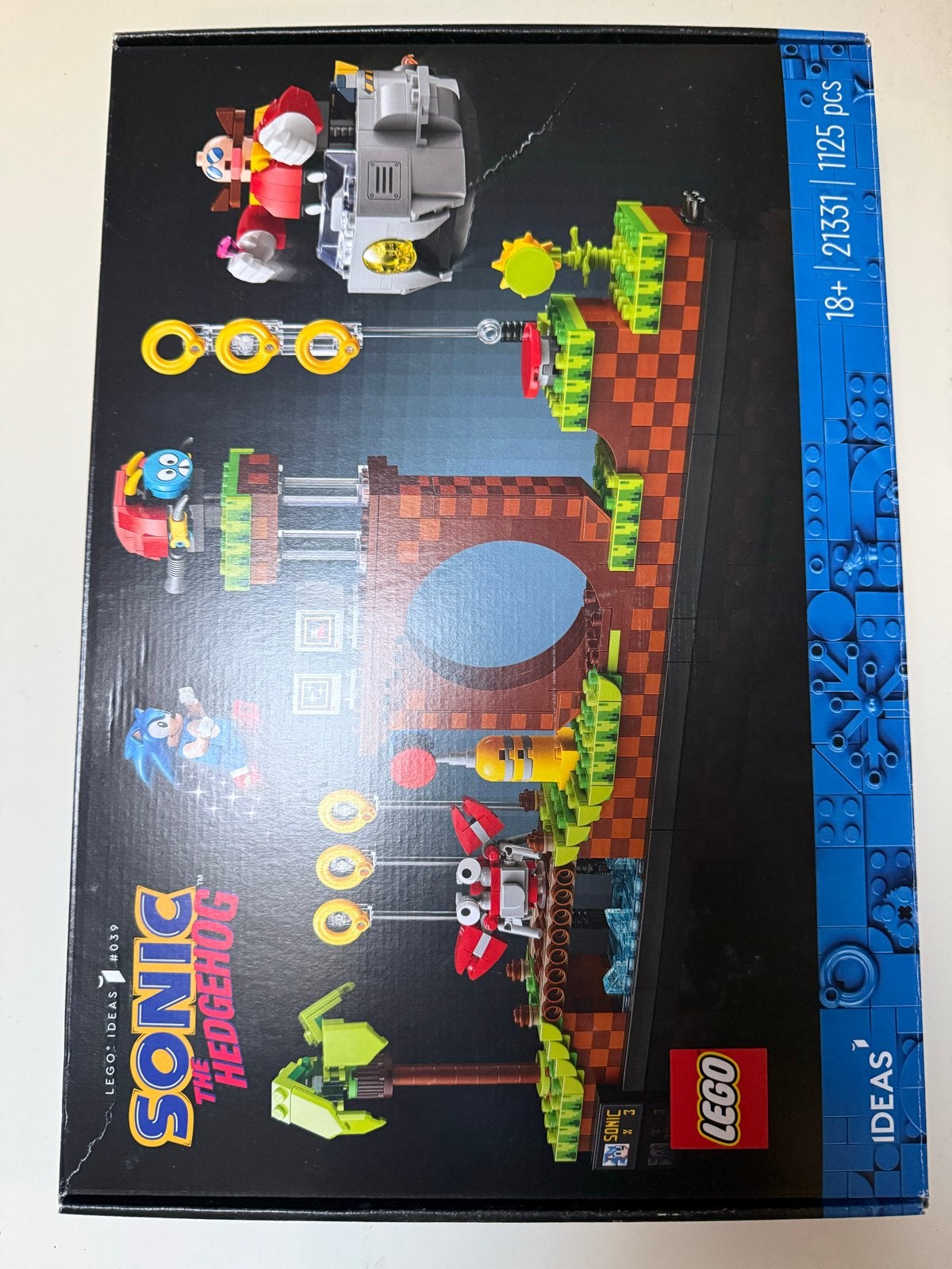 LEGO Ideas Sonic the Hedgehog Green Hill Zone (21331), Ophalen of Verzenden, Zo goed als nieuw, Overige merken