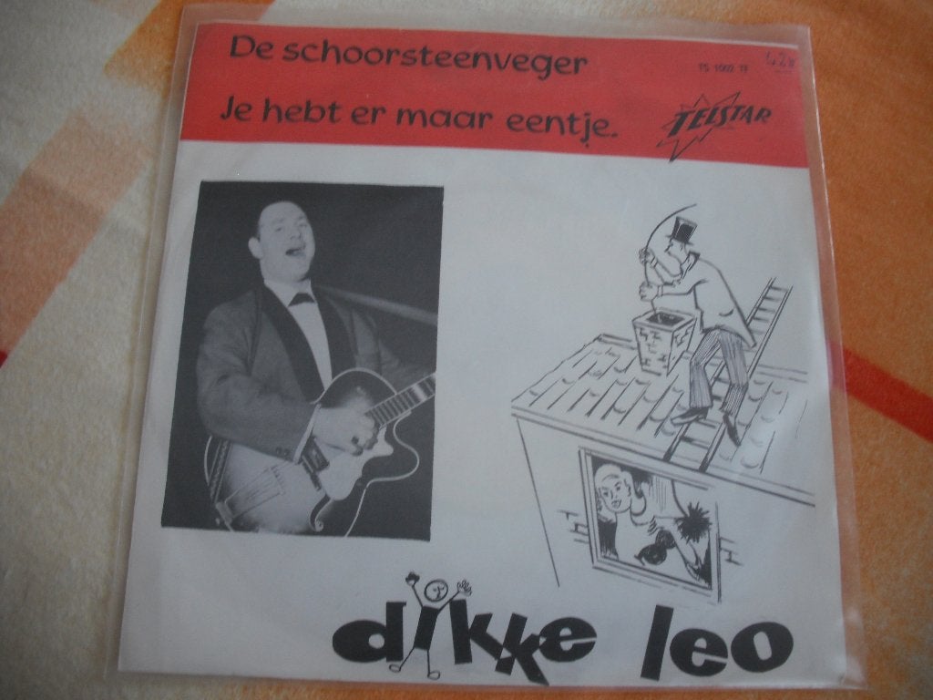 Dikke Leo - De Schoorsteenveger (nl), Ophalen of Verzenden, Gebruikt, 12 inch, Levenslied of Smartlap