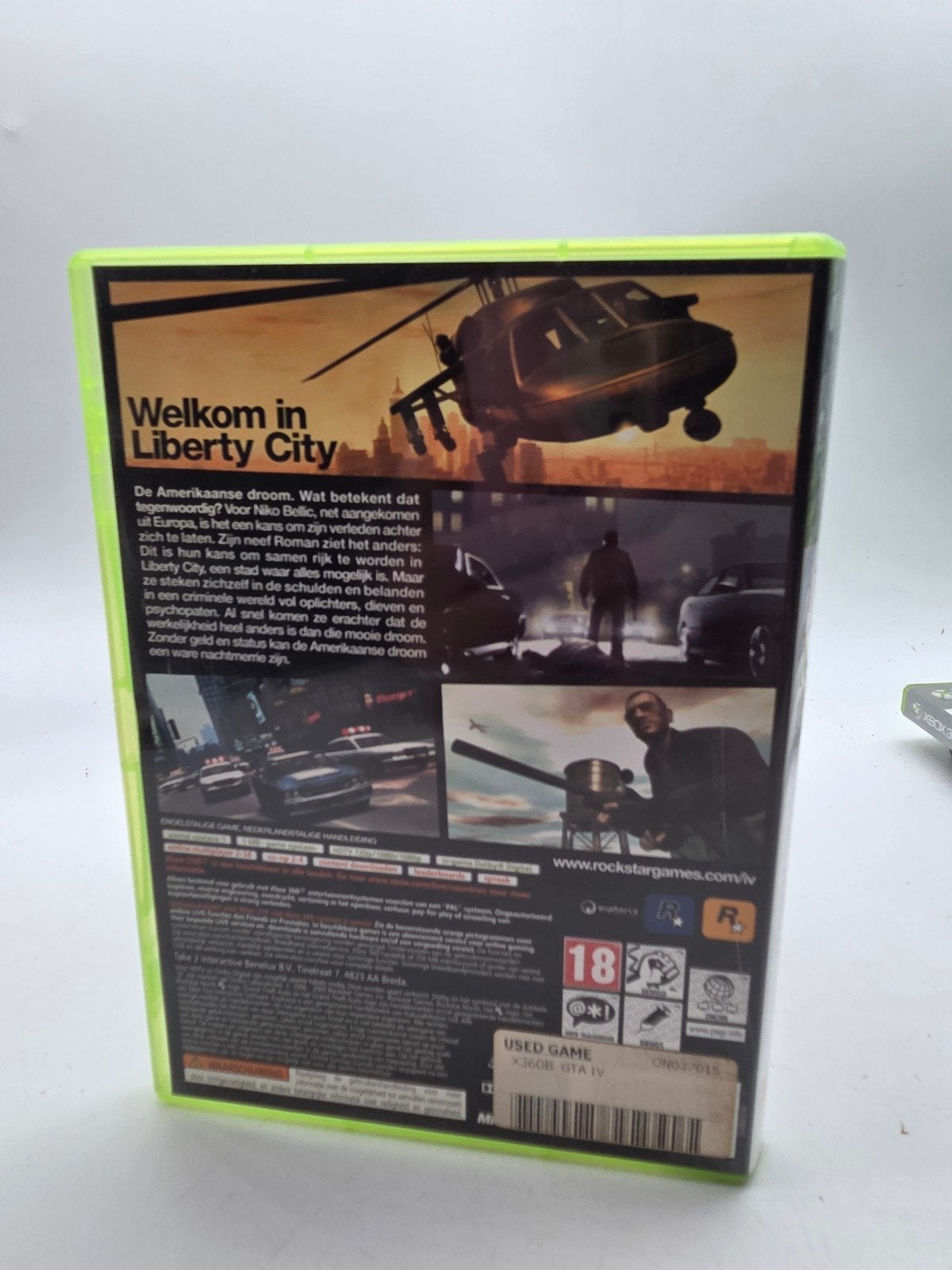 Grand Theft Auto IV (GTA 4) Xbox 360 Classics, Avontuur en Actie, Online, Gebruikt, Vanaf 18 jaar