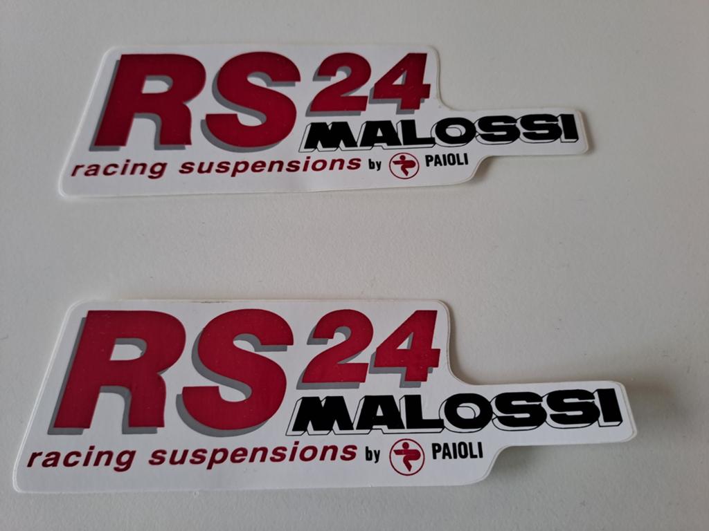 2 st RS24 Malossi stickers, Malossi stickers, nieuw, Ophalen of Verzenden, Nieuw, Overige typen, Malossi