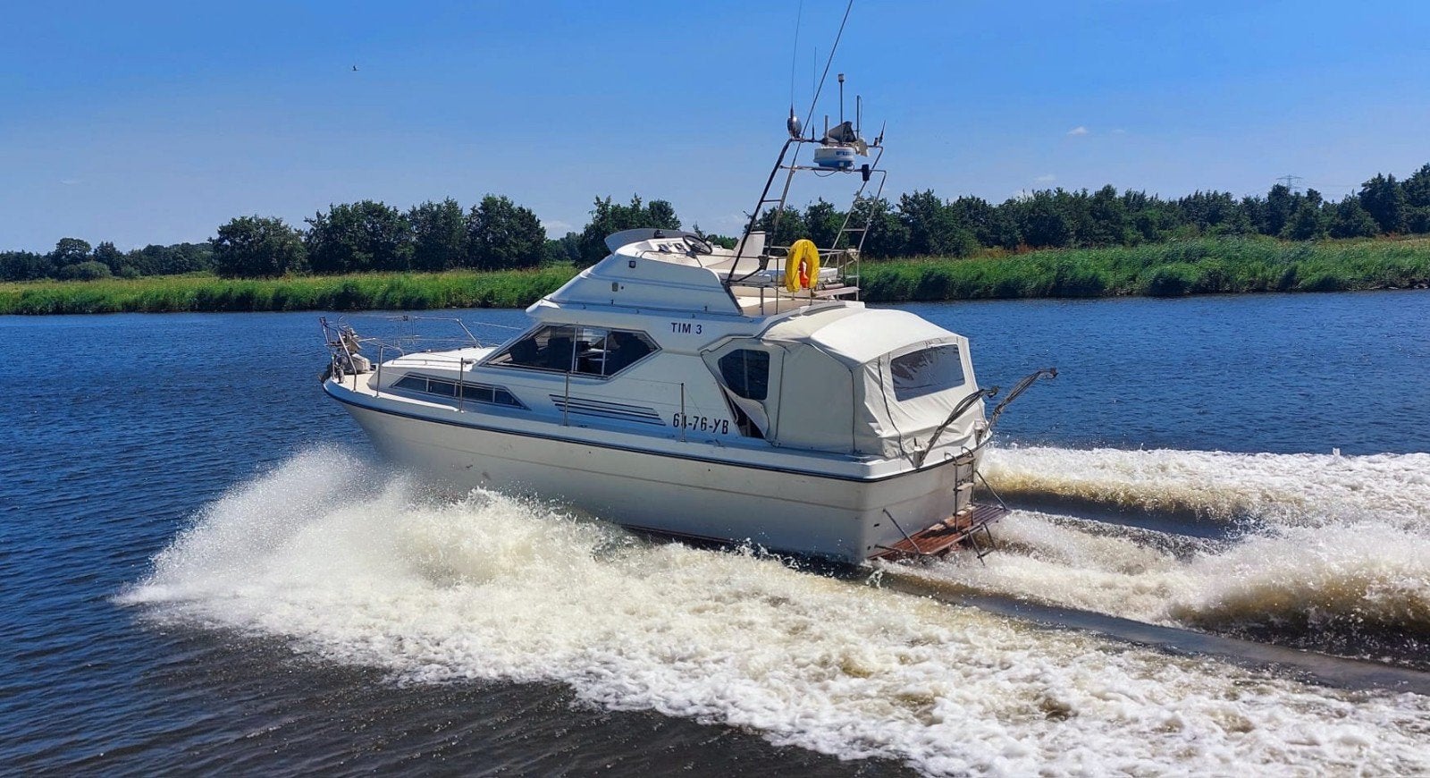 Princess 30DS Flybridge 2 keer Volvo Penta 6Cil Turbodiesel, Ophalen, Gebruikt, Binnenboordmotor, Diesel