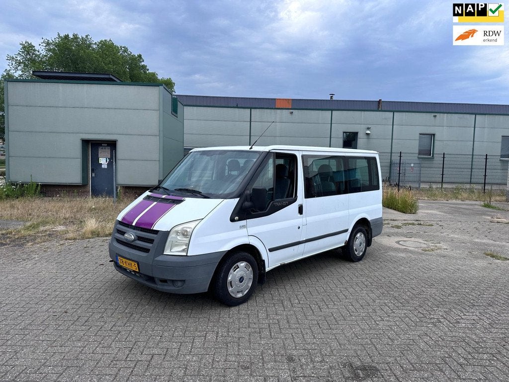 Ford Transit Kombi 300S 2.2 TDCI 9Persoons.9persoons, Auto's, Euro 5, 86 pk, Electronic Stability Program (ESP), Wit