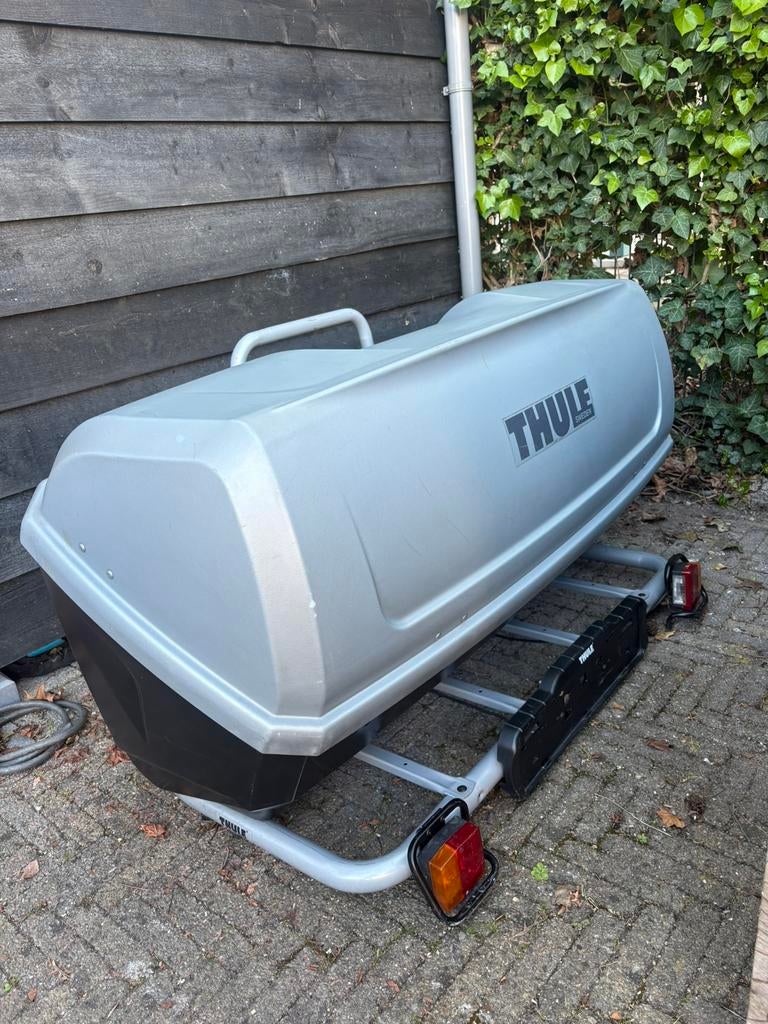 Thule trekhaak / bagagebox, Ophalen, Gebruikt