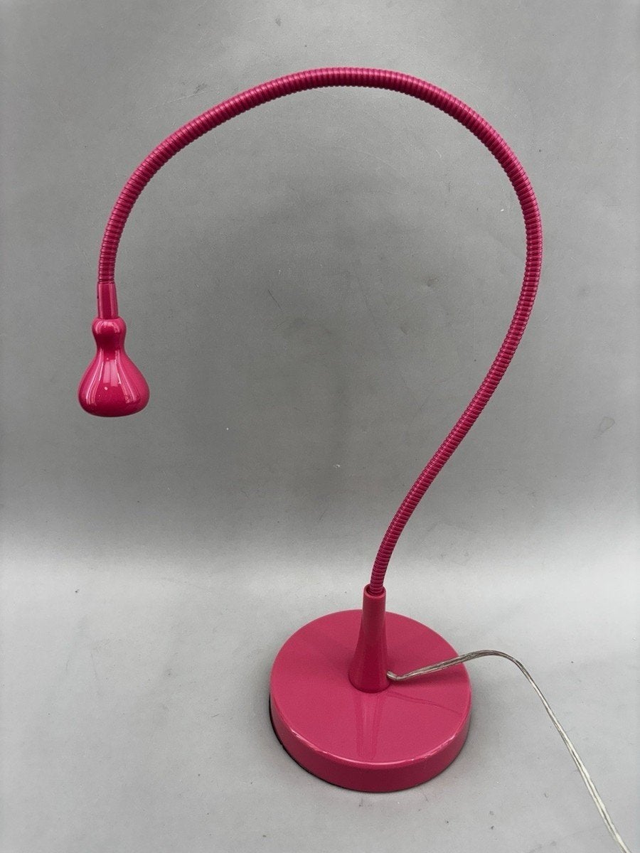 Roze IKEA Jansjö LED-tafellamp met flexibele arm, Gebruikt, Modern, Functioneel, Ophalen of Verzenden, Metaal