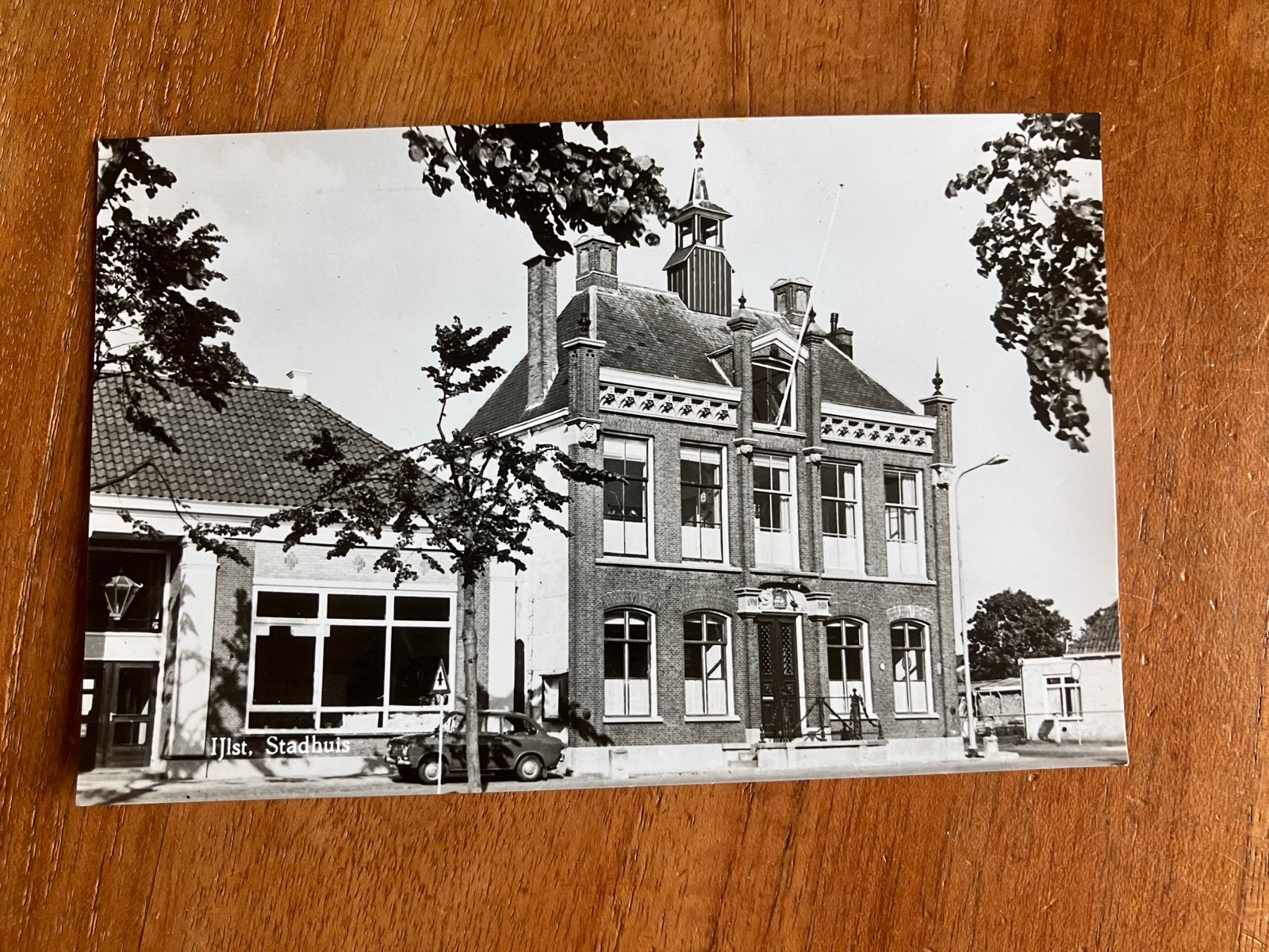 IJlst Stadhuis - 1971, Ophalen of Verzenden, 1960 tot 1980, Gelopen, Friesland