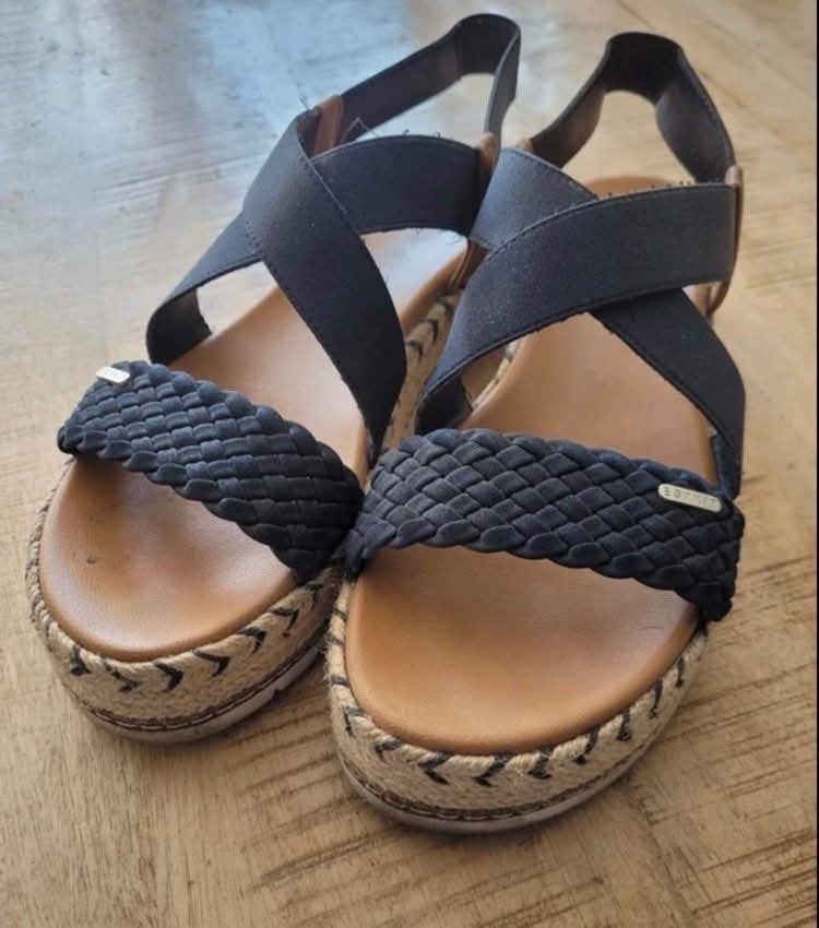 Esprit dames sandalen maat 40 - Zo goed als nieuw, Blauw, Zo goed als nieuw, Sandalen of Muiltjes, Ophalen of Verzenden