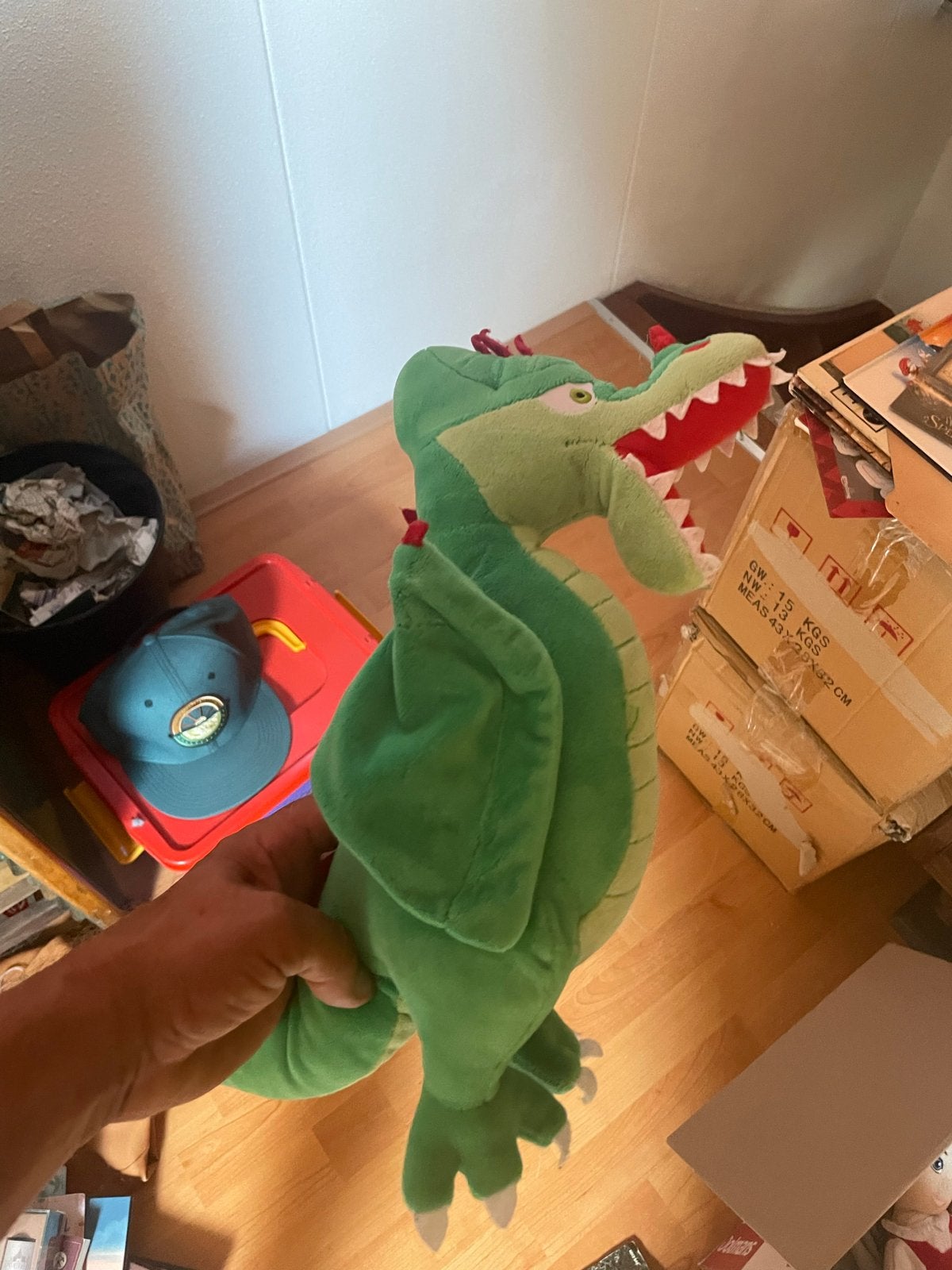 Efteling Draak knuffel - Joris en de Draak, Ophalen of Verzenden, Gebruikt, Beeldje of Poppetje