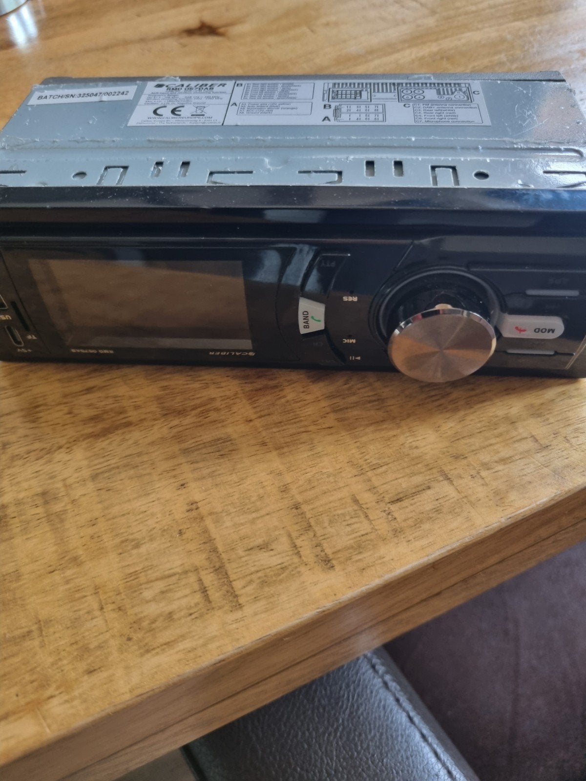 auto radio caliber dab bluetooth en afstandsbediening, Ophalen of Verzenden